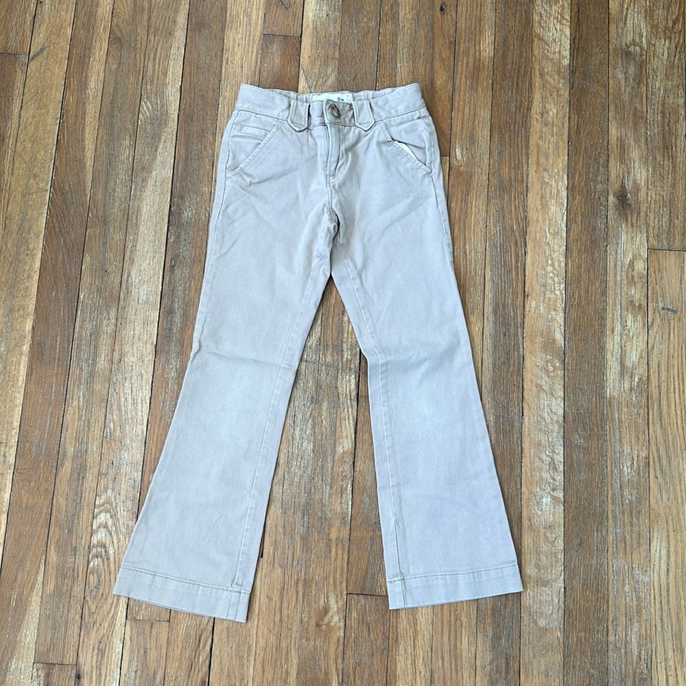 Girls khaki flare - like new pants